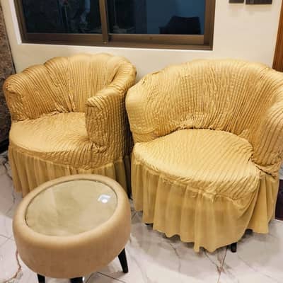 Coffee chairs plus table