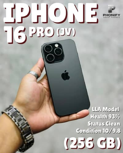 iPhone 16 Pro 256GB JV | LLA Model