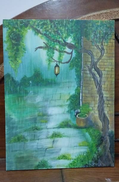 Hand made paintings on canvas