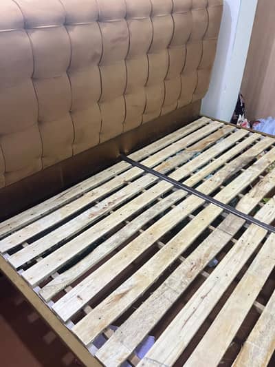 King Size Wooden Bed Set Bedroom Set with Side Tables & Dressing Table