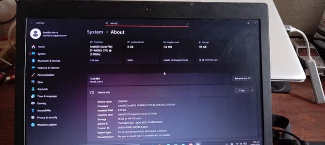 Toshiba Tecra Z40-A – Core i7 Business Laptop (8GB RAM / 120GB SSD)