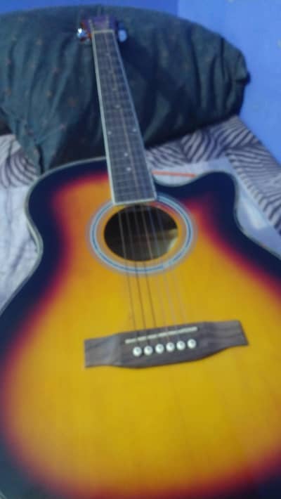 Caravan Music Semi-Acoustic Guitar 