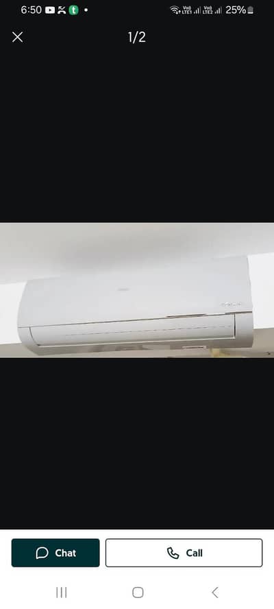 Urgent For Sale 1.5 Ton AC Inverter Haier Only 25Days Use Need Payment