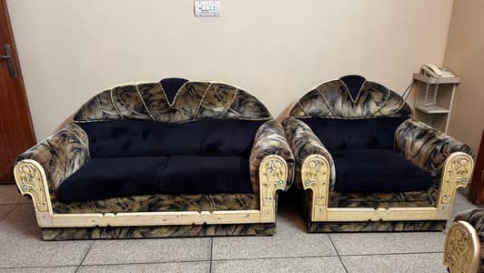 6 Seater Premium Valvet Sofa Set