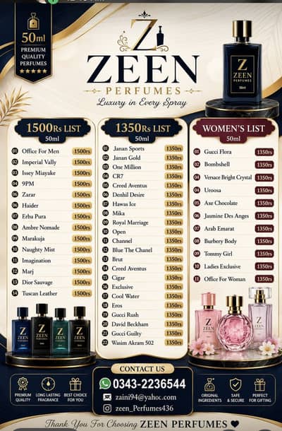 Zeens purfumes