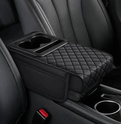 Car Aramrest with Cup Holder Original leather