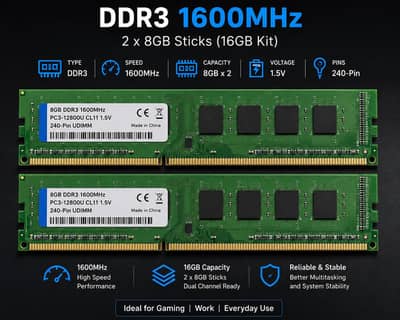 ddr3 1600mhz rams for sell