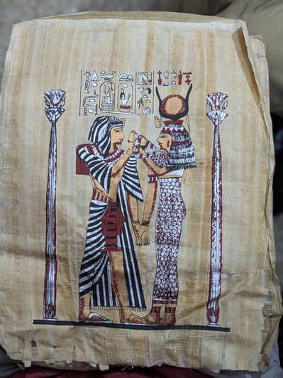 Egyptian hand painting (replica)