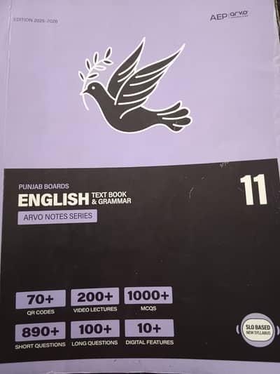 1st year new syllabus Arvo English