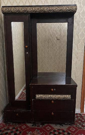 Complete Double Bed Set | Dressing Table + 2 Side Tables | use 1