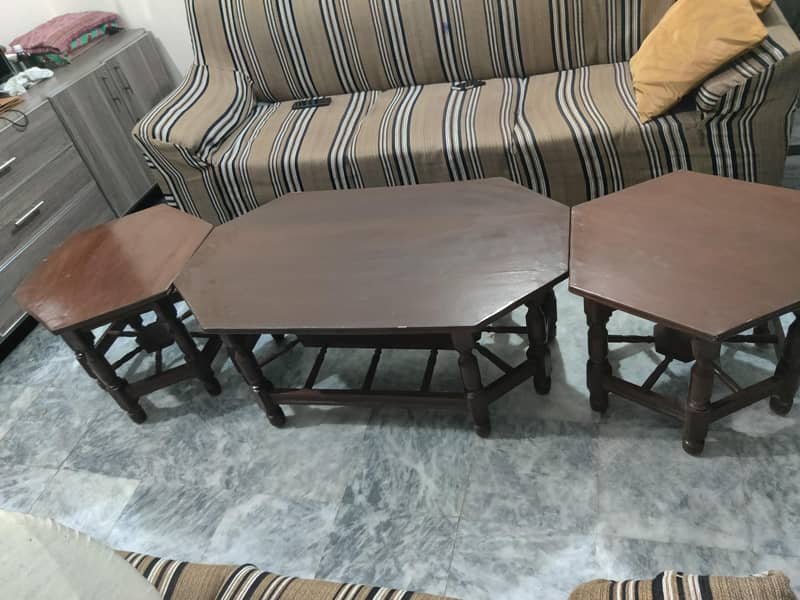 kicker wood centre table sofa side table 2
