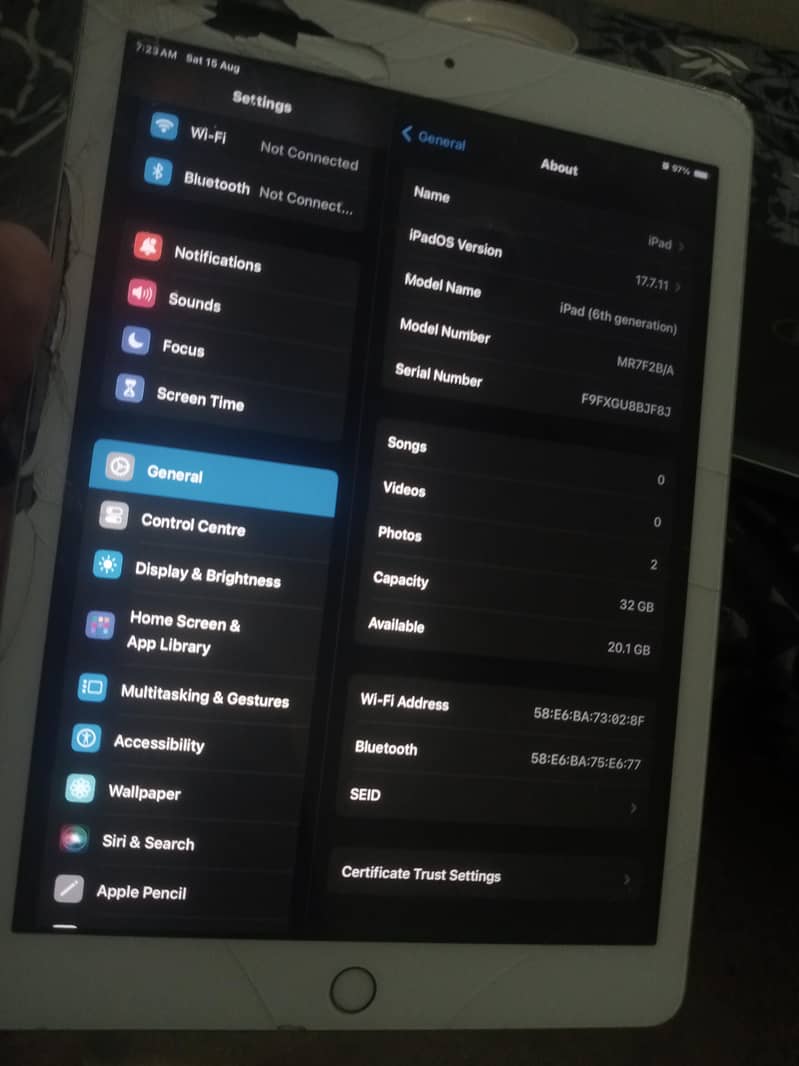 ipad 6th generation 3