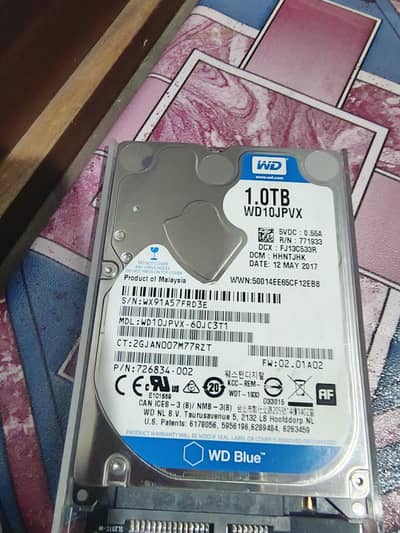 WD 1tb laptop hard disk