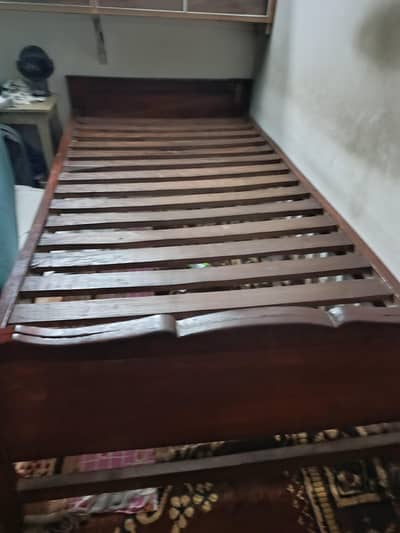 Single Bed with Mattress - Pure Wood