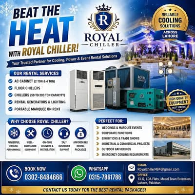 AC Rent / Ac Cabinet Rent / Ac Chiller Rent / Ac / Rental Ac Service