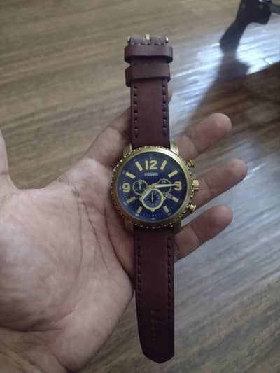 Fossil Original Men’s Chronograph Watch – Blue Dial