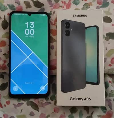 Samsung a06  4/128 warranty 2 months
