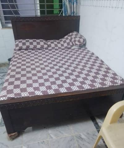 double bed & matress urgent sale