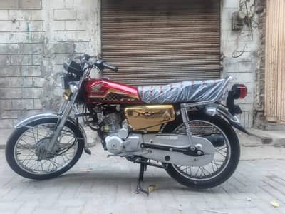 Honda CG 125 Special Edition Gold | 2024 Model | Good Condition