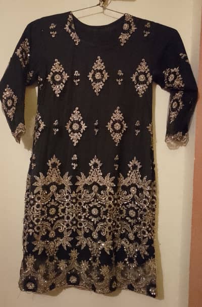 Black shalwar kameez with excellent  quality