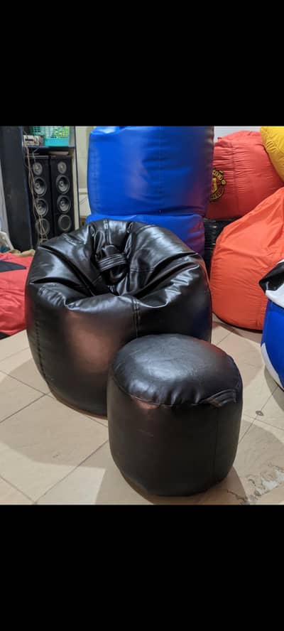 Leatherite bean bags