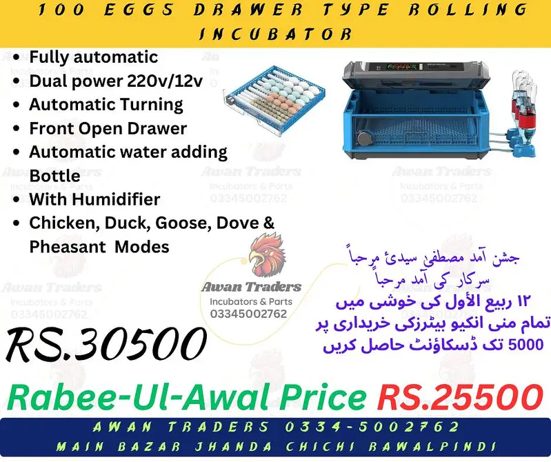 Rabee-ul-Awal discount upto Rs 5000 on incubators — photo 6