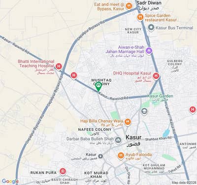 8 KANAL COMMERCIAL PLOT MAIN KASUR RAIWIND ROAD