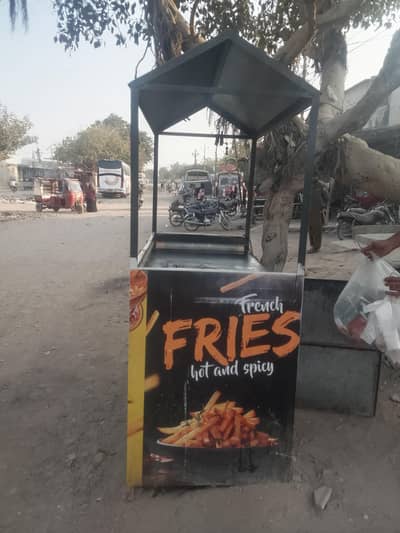 fries counter with compelete Saman