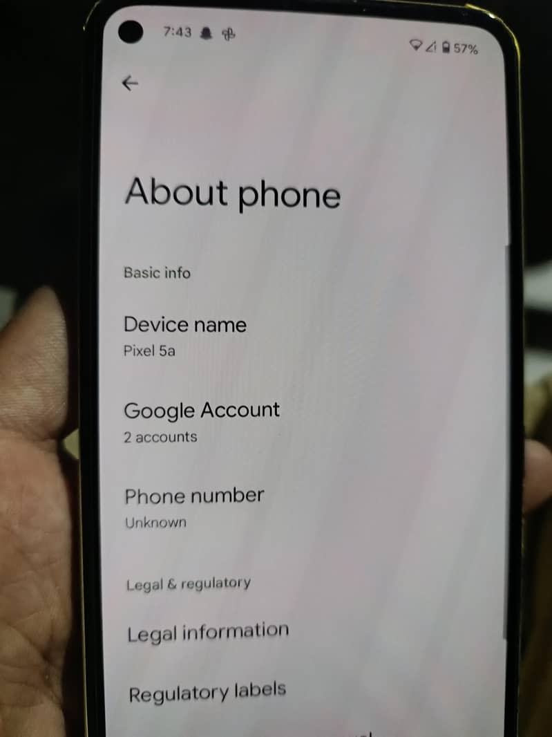 Google Pixel 5a 3