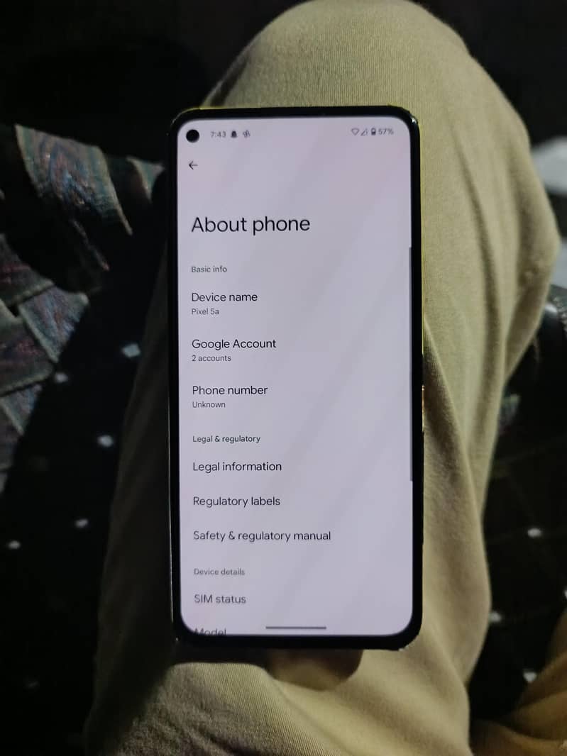 Google Pixel 5a 5