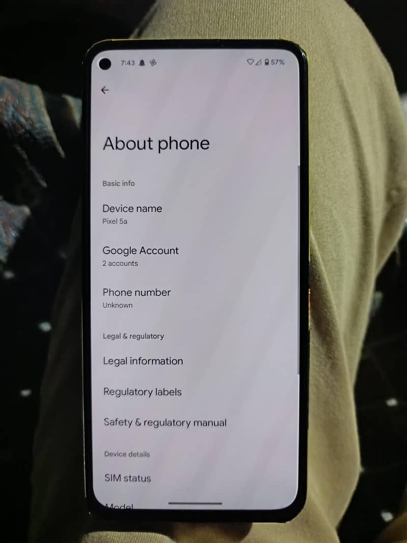 Google Pixel 5a 6