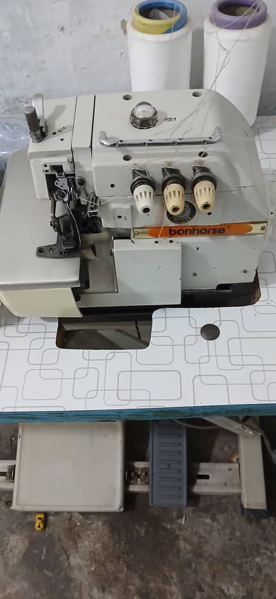 over lock and peco machine