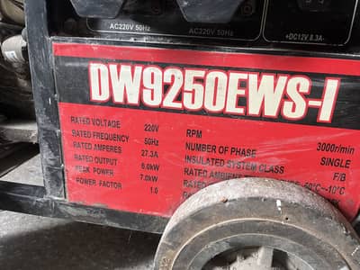 Dewalt 6kw generator