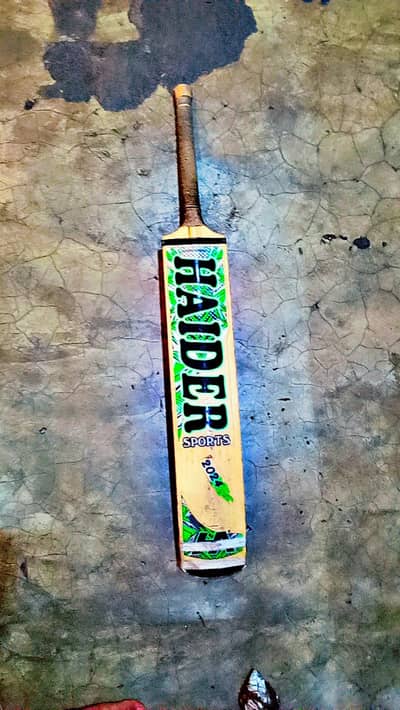 TM Singh Cane Handle Tape Ball  Bat Haider Sports