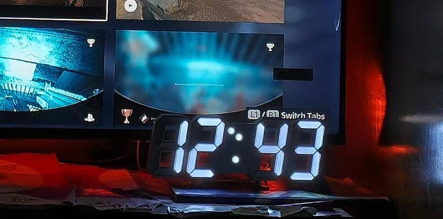 3d digital led Clock 1