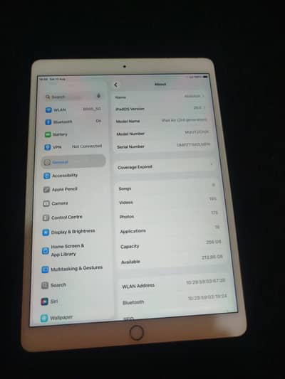 iPad air 3rd generation