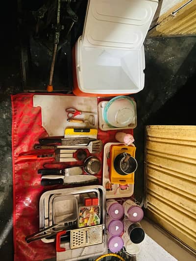 shuarma burger fries Full setup urgent sale need money only 4 month us