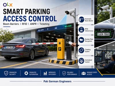 Parking Management System | Smart Parking | Boom Barrier & RFID