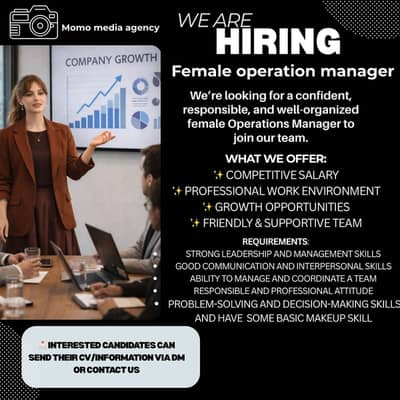 Female operation manager