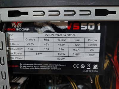 power supply 500 watt gaming Power supply psu