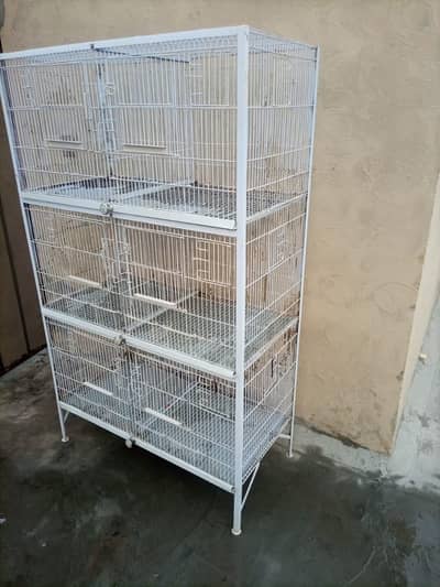Hen and parrot cages