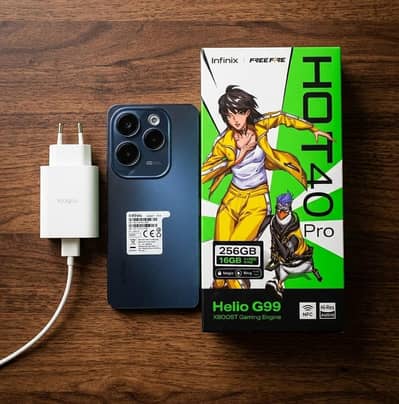 Infinix Hot 40 Pro 8/258 Complete box