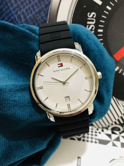 HILFIGER-ORIGINAL-NEW WATCH-DATE FUNCTION-SEIKO CITIZEN CASIO ARMANI