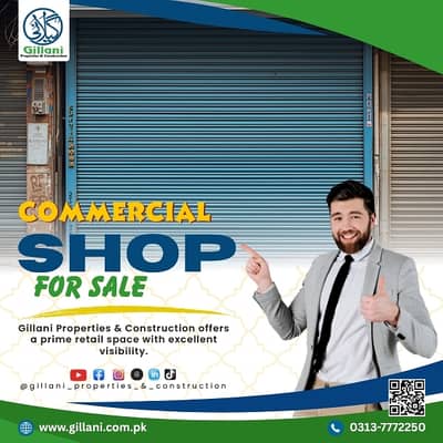 Commercial Shop On Main 200 Feet Wide Road Sector 24B Scheme 33 Karachi