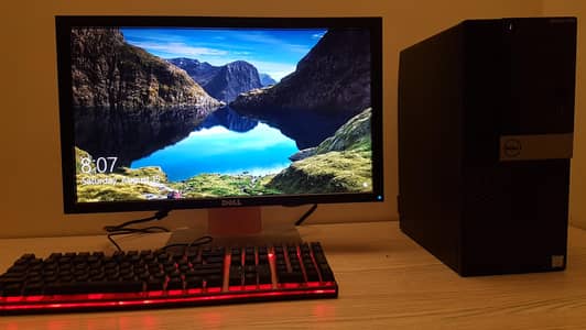 Dell i7 6th Gen 8GB 120GB SSD 500GB HDD 2GB GPU Monitor Keyboard