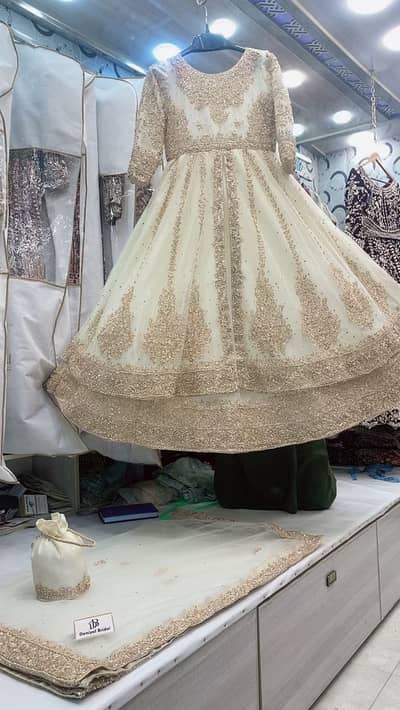 Once worn nikkah dress bridal wear 10/10 condition