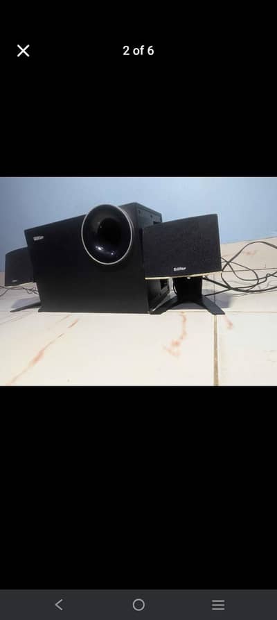edifier speaker bhut acha hen or bass boofer bi bhut achi hen awaz bi
