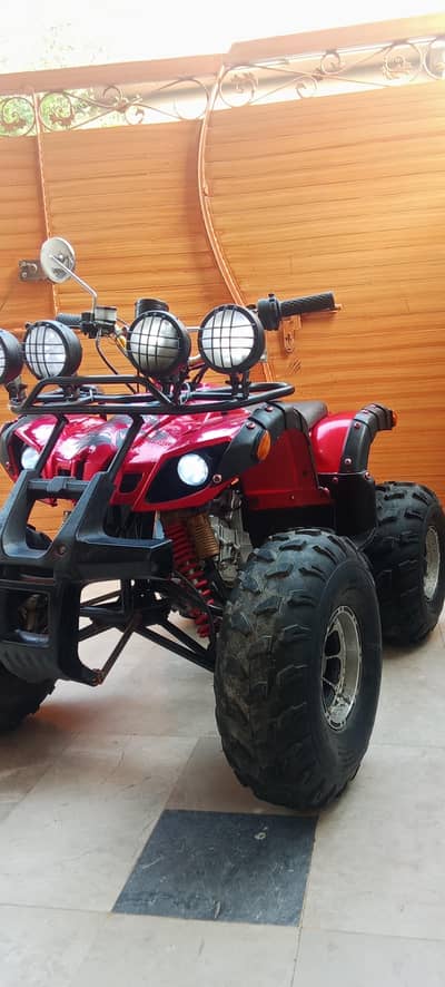 Big bulky quad bike