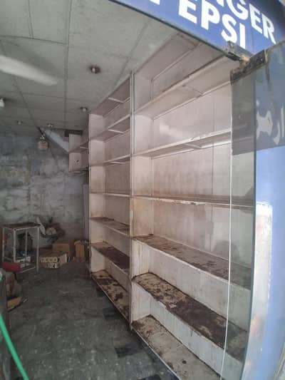 Heavy Duty Iron Sheet Shop Display Cabi