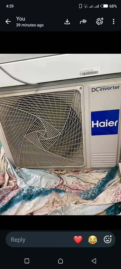 haier ac. condition new 03152398848
